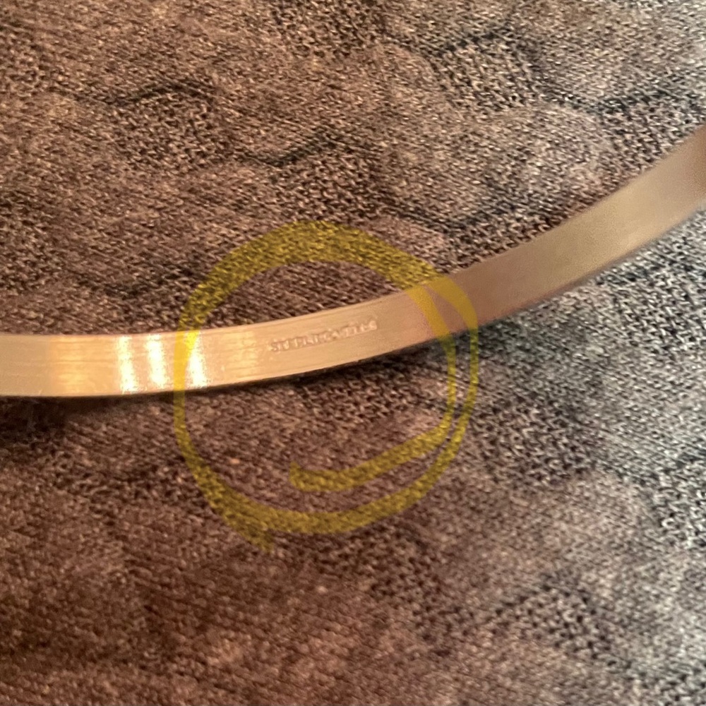 Sterling 925 Silver Patterned Bracelet - image 2